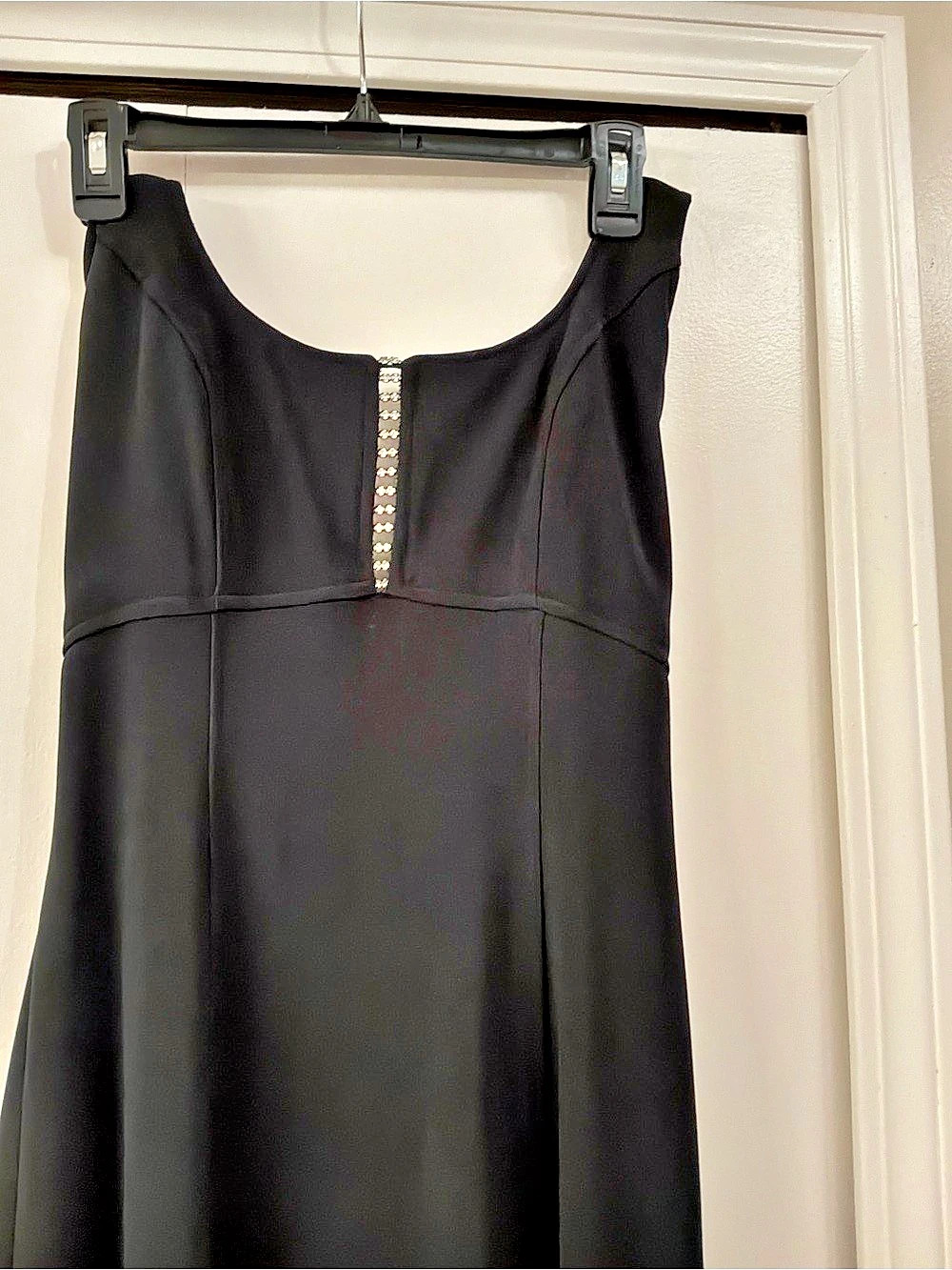 Dave & Johnny Black Halter Maxi Dress